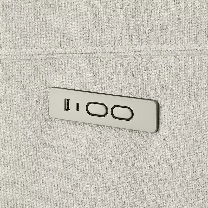 Fauteuil inclinable pivotant et coulissant Spruce & Spring Power avec ports USB