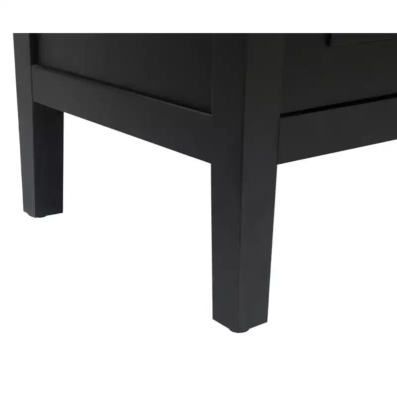 Meuble d'appoint vintage Okak 60 pouces, buffet avec quatre portes sculptées, meuble de rangement pour cuisine, salle à manger, entrée