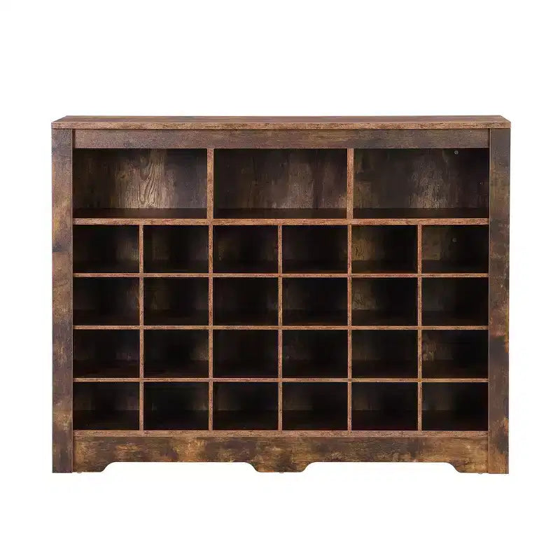 Meuble à Chaussures Élégant Okak avec Base Courbe, Étagère à Chaussures pour 24 Paires, Rangement de Chaussures pour Entrée, Salon, Couloir