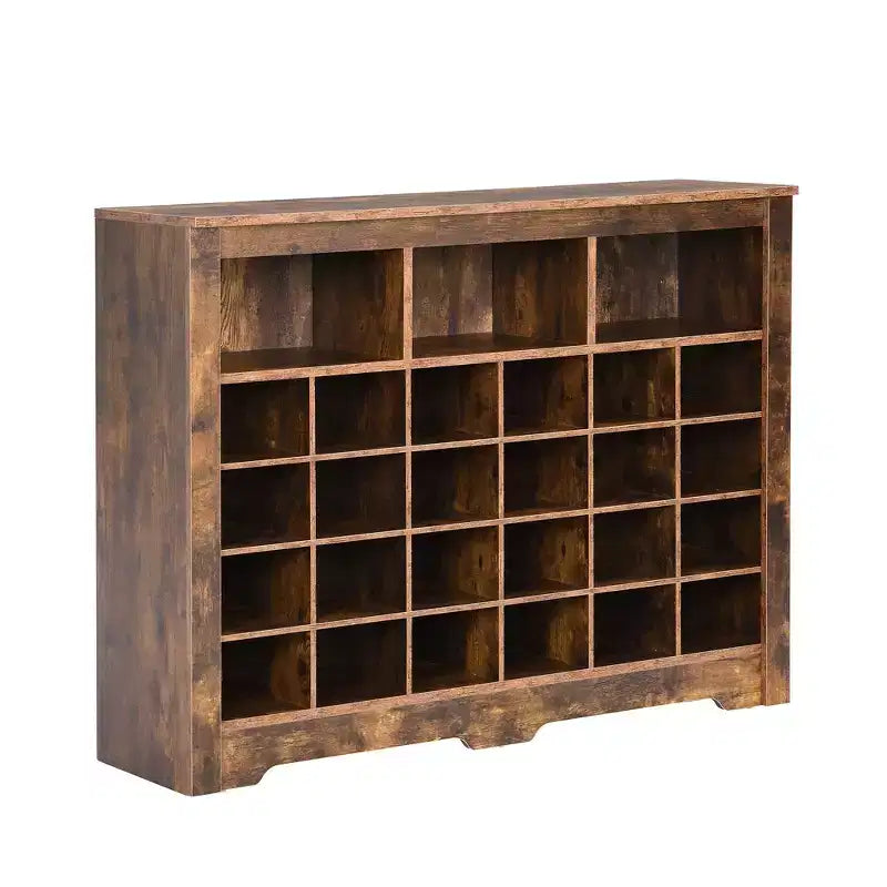 Meuble à Chaussures Élégant Okak avec Base Courbe, Étagère à Chaussures pour 24 Paires, Rangement de Chaussures pour Entrée, Salon, Couloir
