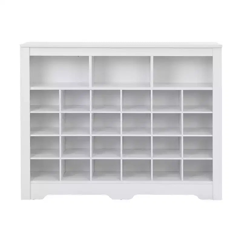 Meuble à Chaussures Élégant Okak avec Base Courbe, Étagère à Chaussures pour 24 Paires, Rangement de Chaussures pour Entrée, Salon, Couloir