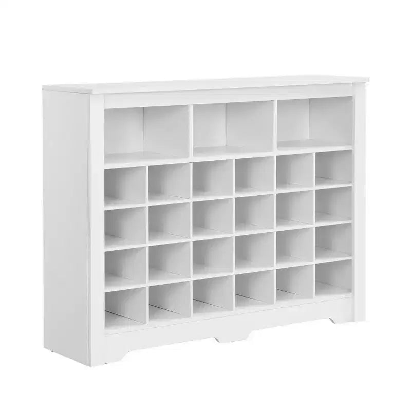 Meuble à Chaussures Élégant Okak avec Base Courbe, Étagère à Chaussures pour 24 Paires, Rangement de Chaussures pour Entrée, Salon, Couloir