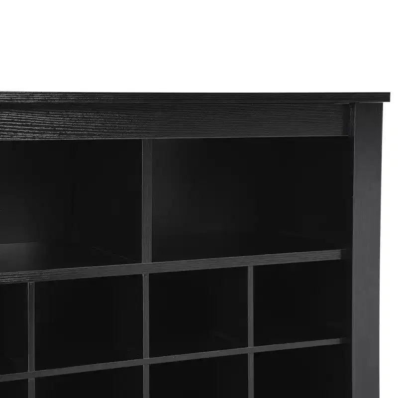 Meuble à Chaussures Élégant Okak avec Base Courbe, Étagère à Chaussures pour 24 Paires, Rangement de Chaussures pour Entrée, Salon, Couloir