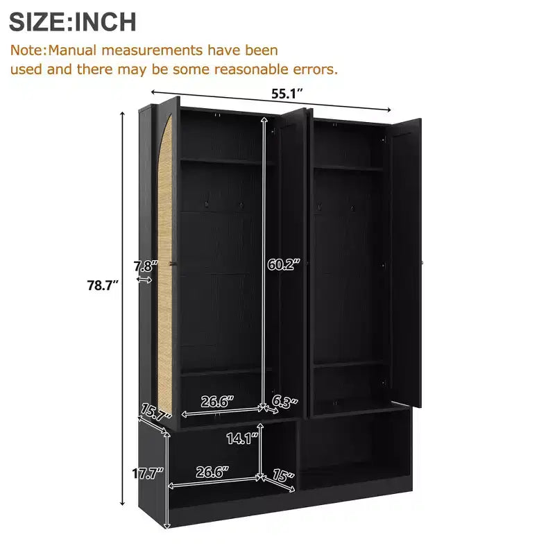 Meuble à chaussures de ferme Okak, organisateur de chaussures autoportant avec banc d'assise 4 en 1 et 6 crochets pour entrée, salon, couloir