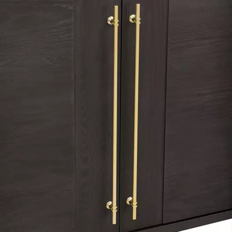 Meuble d'appoint moderne Okak, buffet avec 4 portes et 4 étagères, meuble de rangement pour salon, salle à manger, cuisine
