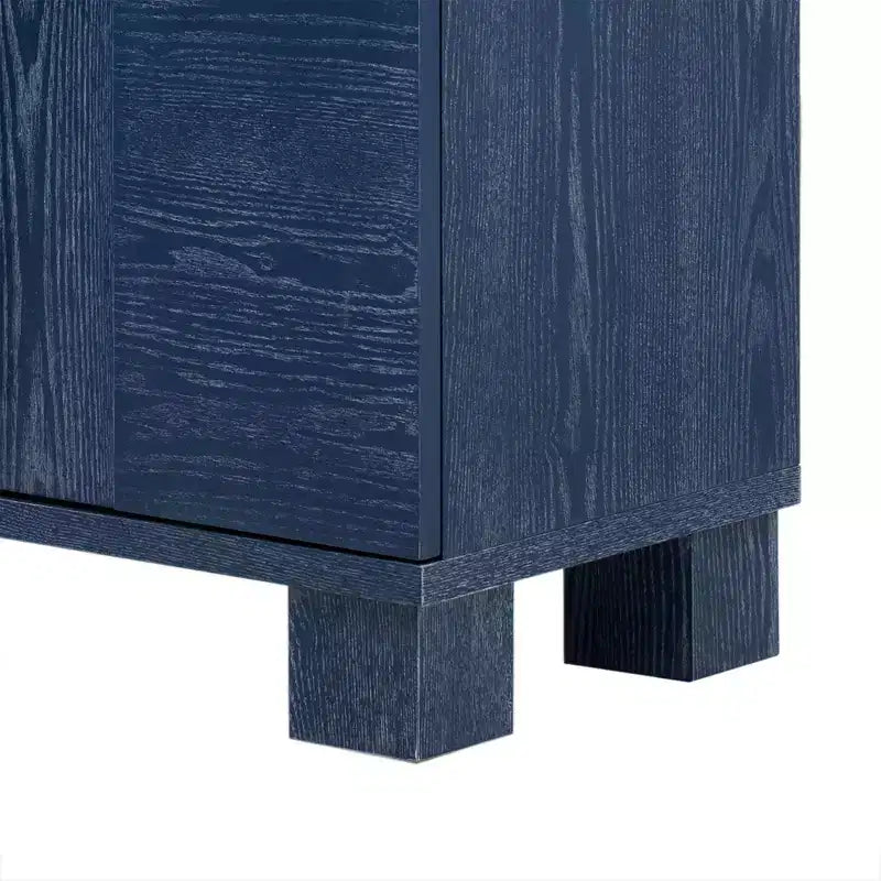 Meuble d'appoint moderne Okak, buffet avec 4 portes et 4 étagères, meuble de rangement pour salon, salle à manger, cuisine