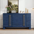Meuble d'appoint moderne Okak, buffet avec 4 portes et 4 étagères, meuble de rangement pour salon, salle à manger, cuisine