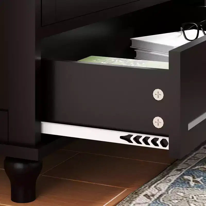 Okak Buffet Minimaliste, Meuble de Rangement avec 2 Portes et 3 Étagères, Meuble de Rangement pour Salon, Salle à Manger, Cuisine