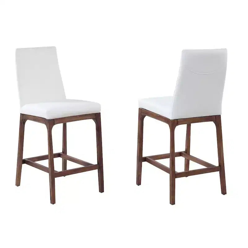 Chintaly Imports, tabouret de comptoir moderne avec base en bois massif