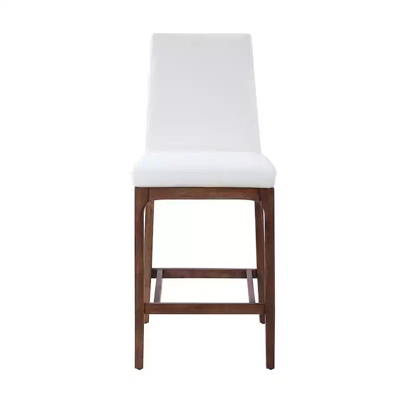 Chintaly Imports, tabouret de comptoir moderne avec base en bois massif