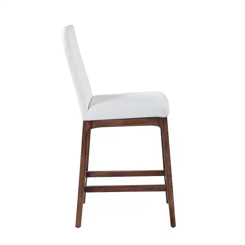 Chintaly Imports, tabouret de comptoir moderne avec base en bois massif