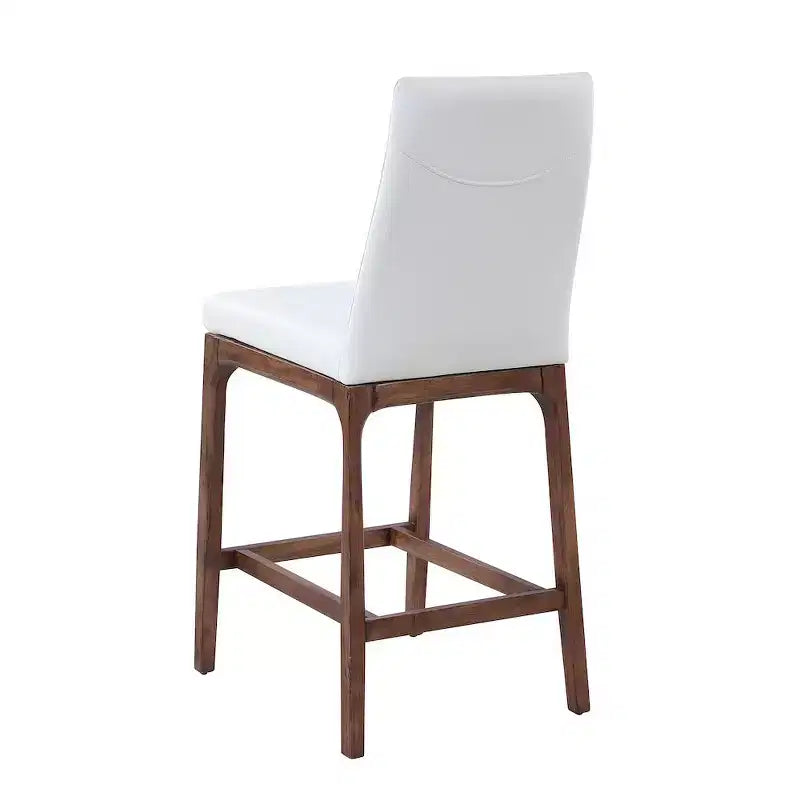Chintaly Imports, tabouret de comptoir moderne avec base en bois massif