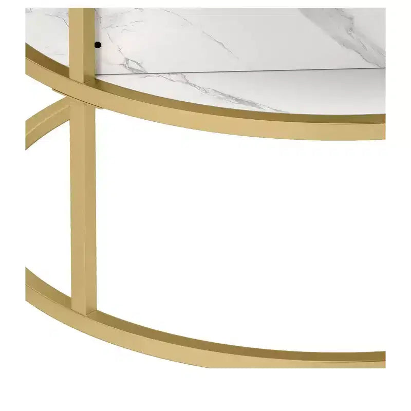 Tables basses pour salon, table basse ronde relevable avec rangement et compartiment caché, petite table basse ronde blanche