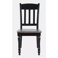 Jofran,Madison County Rustic Reclaimed Pine Farmhouse Slatback Dining Chair (Set of 2)