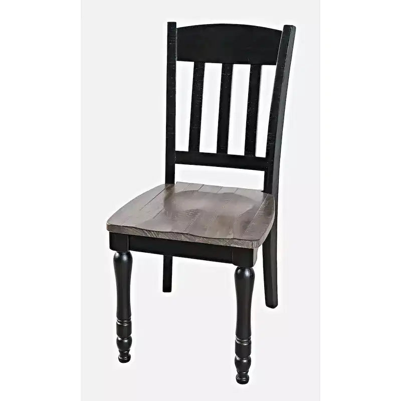 Jofran, chaises de salle à manger à dossier ajouré style ferme en pin recyclé Madison County (lot de 2)