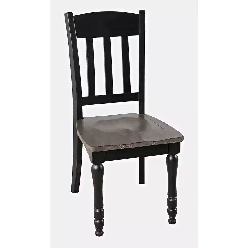 Jofran, chaises de salle à manger à dossier ajouré style ferme en pin recyclé Madison County (lot de 2)