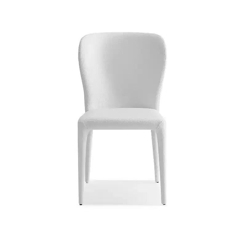 HomeStock Ensemble de 2 chaises de salle à manger 33 po en similicuir noir pour une chaise d'appoint moderne et des réunions de famille confortables