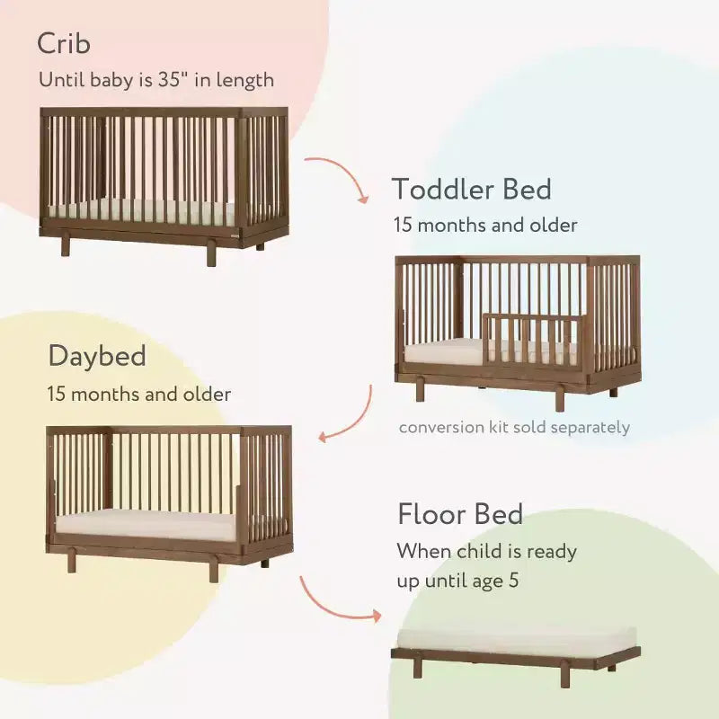 Lit de bébé convertible 4-en-1
