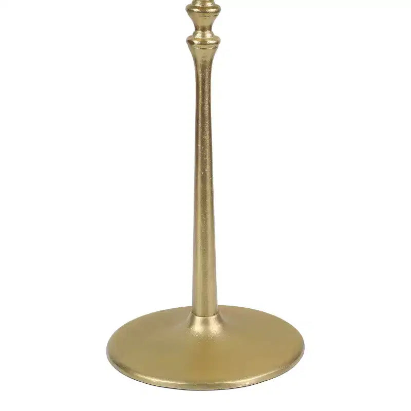 Table d'appoint ronde piédestal Art Déco, 49,5 cm H, métal, plusieurs finitions