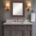 Miroir mural biseauté pour coiffeuse de salle de bain