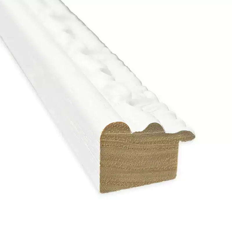 Miroir de vanité de salle de bain encadré en bois biseauté d'un demi-pouce