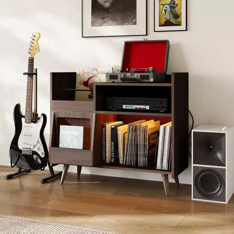 Meuble de rangement pour tourne-disque vinyle