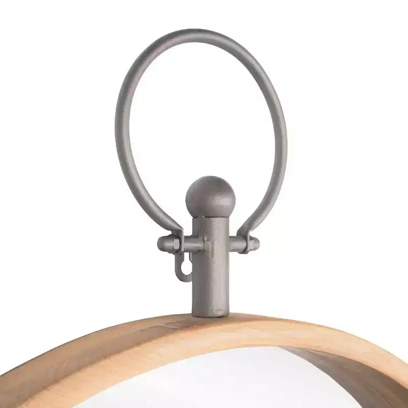 Miroir mural rond en métal de 30 pouces – Bronze