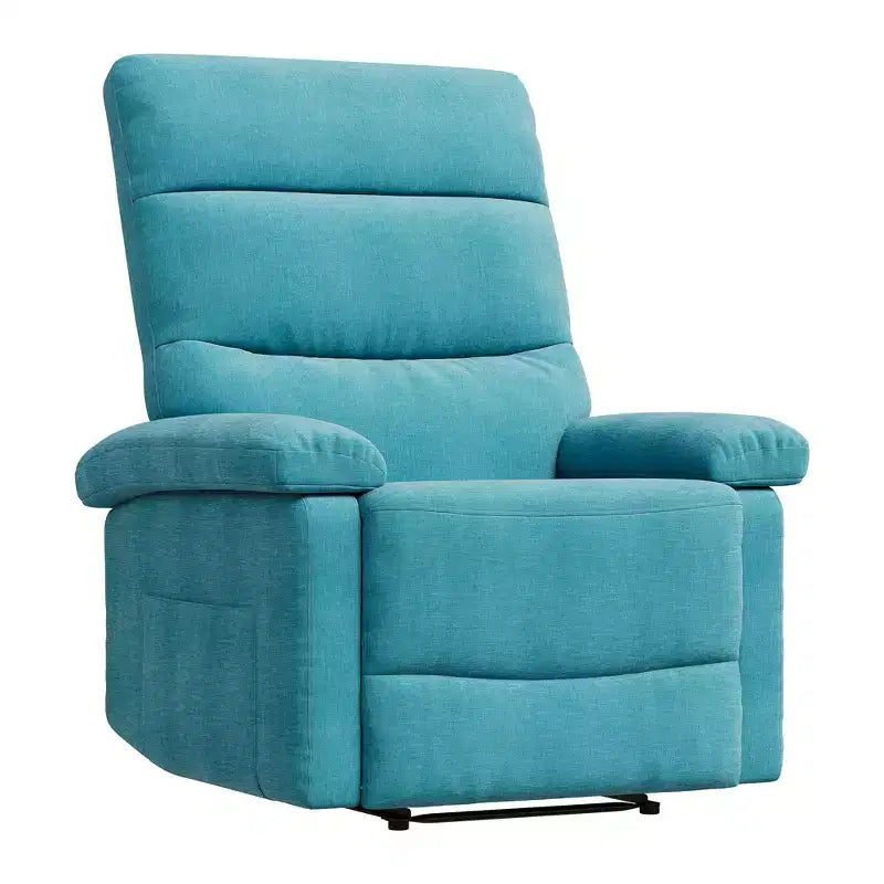 Fauteuil inclinable en tissu avec poche latérale