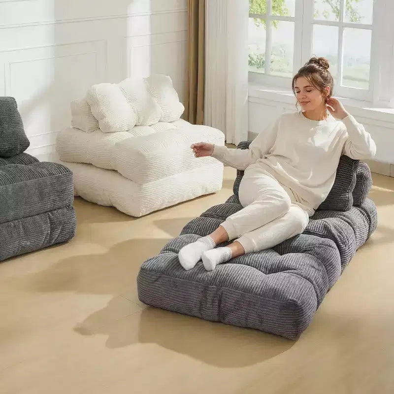 Canapé-lit pliant avec soutien oreiller – Fauteuil convertible