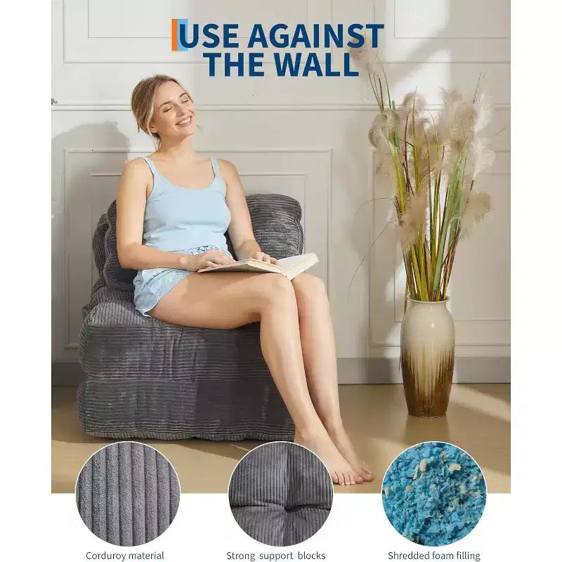 Canapé-lit pliant avec soutien oreiller – Fauteuil convertible
