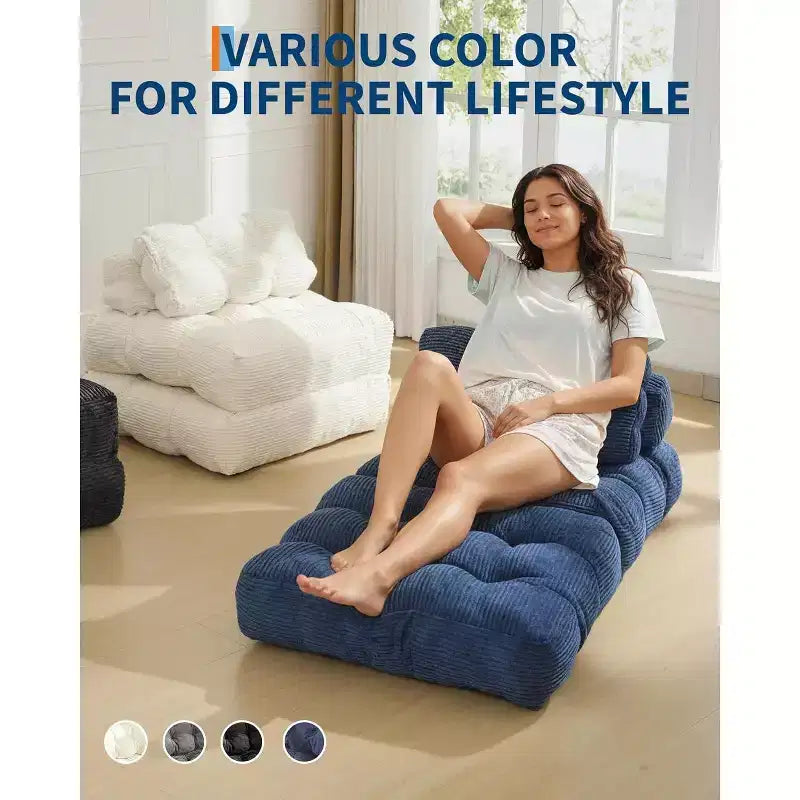 Canapé-lit pliant avec soutien oreiller – Fauteuil convertible