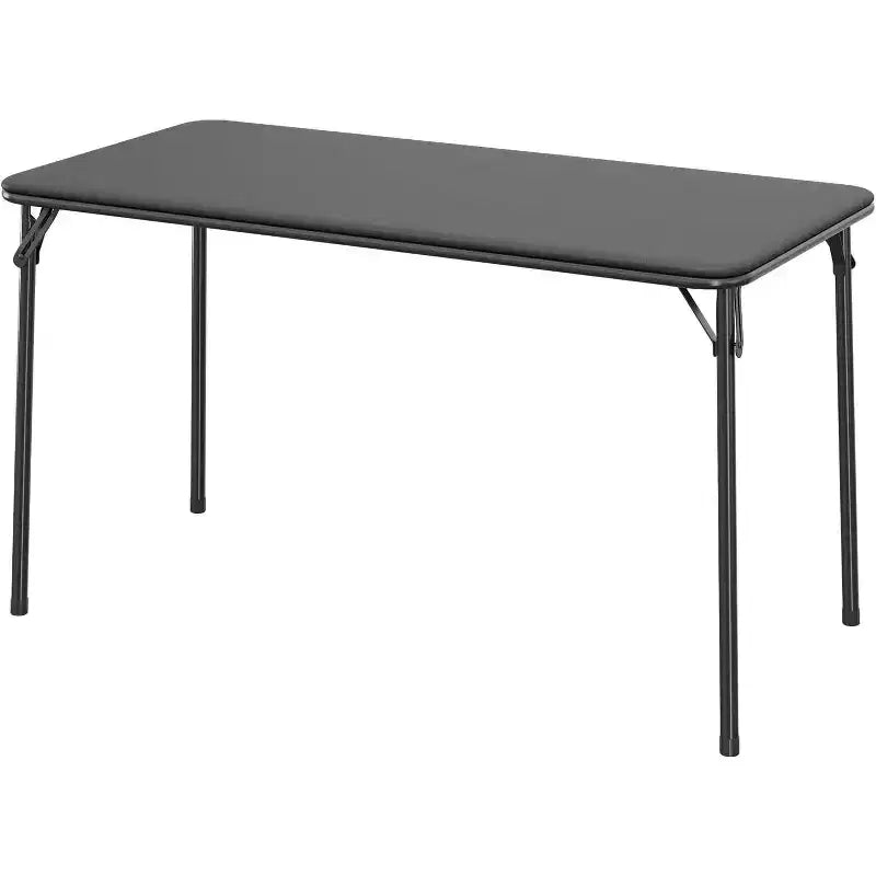 Table pliante avec surface en cuir PU