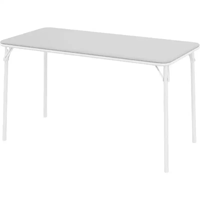 Table pliante avec surface en cuir PU