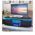 Meuble TV avec lumières LED et station de charge (jusqu'à 65")