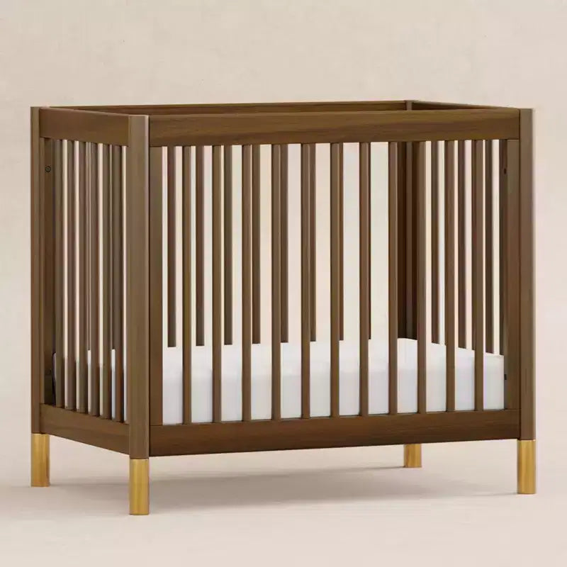 Mini-lit bébé convertible 4-en-1 avec pieds interchangeables