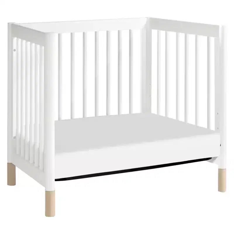 Mini-lit bébé convertible 4-en-1 avec pieds interchangeables
