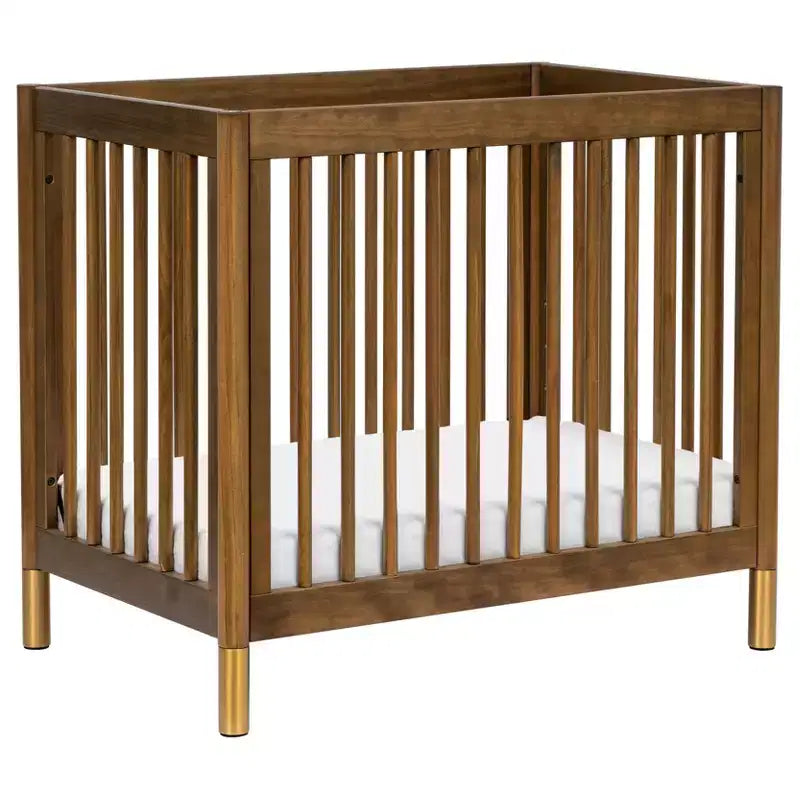 Mini-lit bébé convertible 4-en-1 avec pieds interchangeables