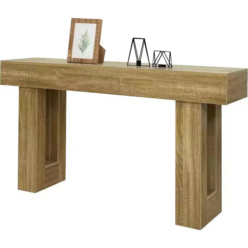 63 in Long Console Table,Wood Rectangular Entryway Console Table ,Farmhouse Console Table for Hallway, Living Room, Foyer, Bedroom