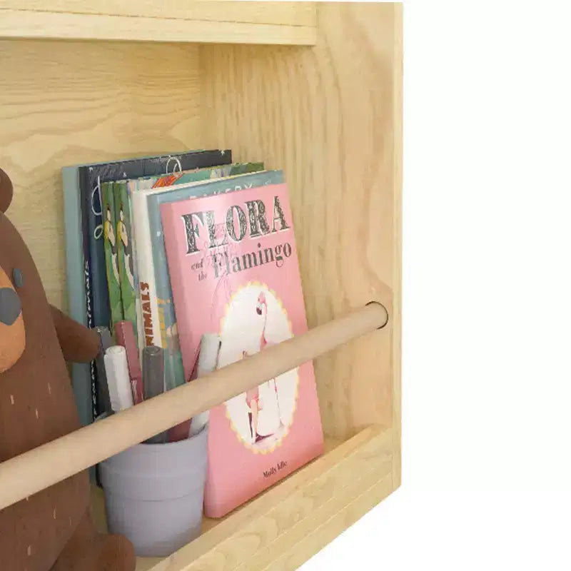 Whisen Étagère à Livres à 3 Niveaux pour Enfants, Aide à Garder les Chambres, Salles de Jeux et Salles de Classe Organisées