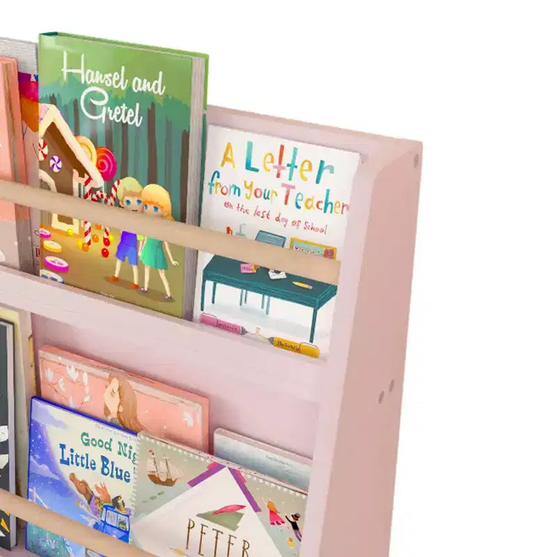 Whisen Étagère à Livres à 3 Niveaux pour Enfants, Aide à Garder les Chambres, Salles de Jeux et Salles de Classe Organisées
