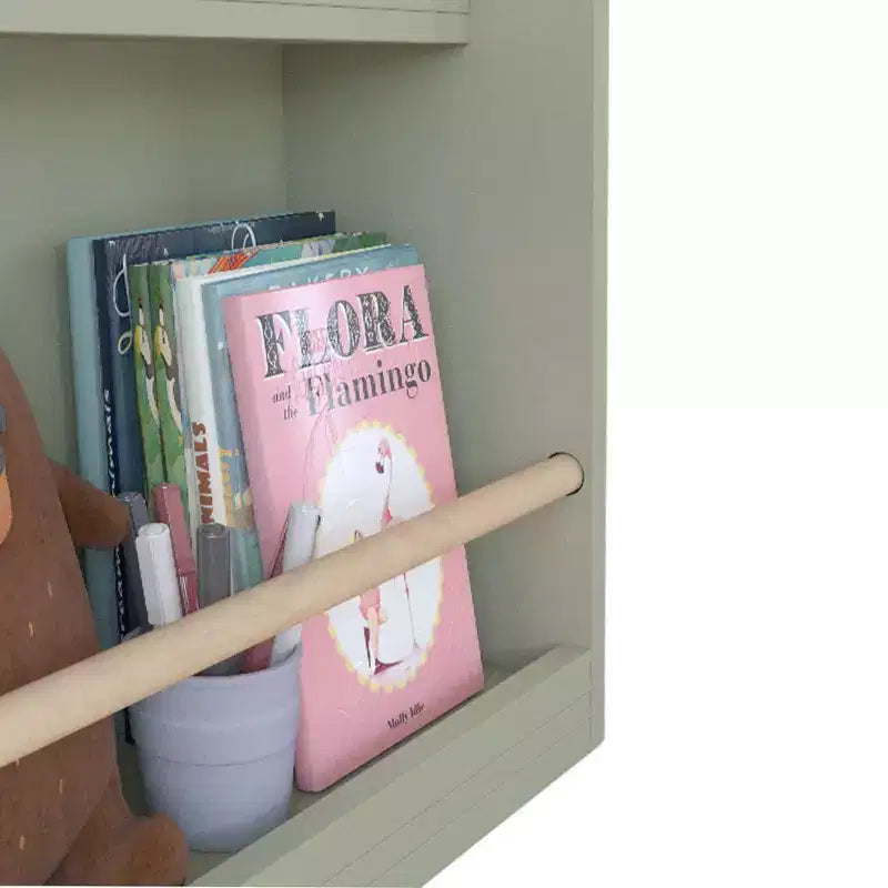 Whisen Étagère à Livres à 3 Niveaux pour Enfants, Aide à Garder les Chambres, Salles de Jeux et Salles de Classe Organisées