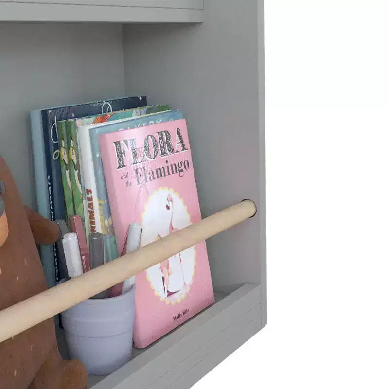 Whisen Étagère à Livres à 3 Niveaux pour Enfants, Aide à Garder les Chambres, Salles de Jeux et Salles de Classe Organisées