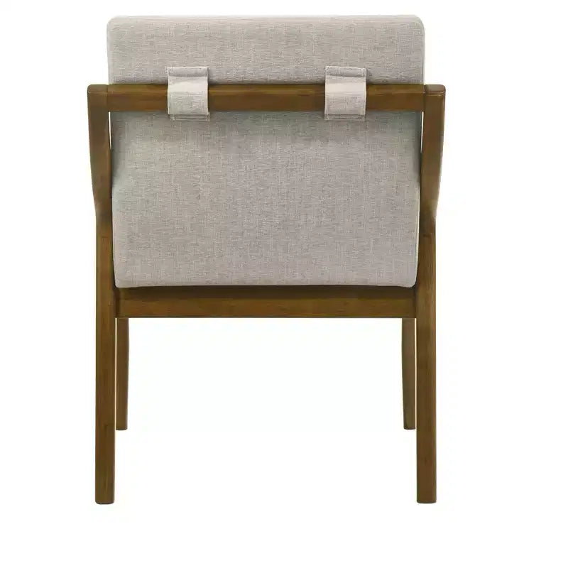 GDFStudio Alcona - Chaise de salle à manger moderne rembourrée en chenille avec assise matelassée (Lot de 2)