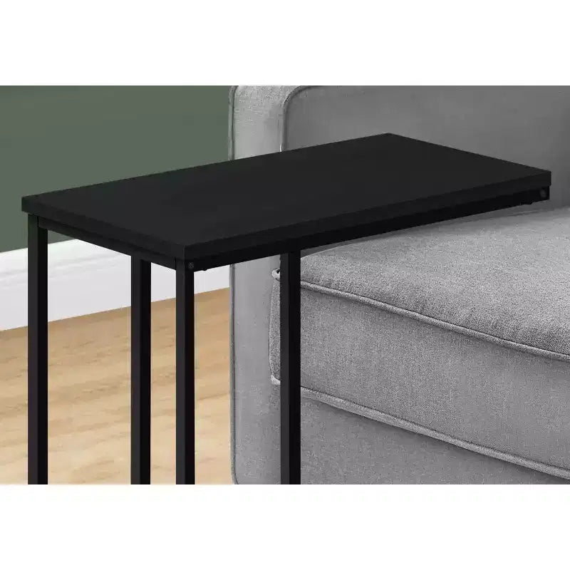 Table d'appoint en C Okak Minimalism avec cadre en métal, tables de plateau modernes, table d'accoudoir de canapé pour salon, chambre à coucher, côté de canapé