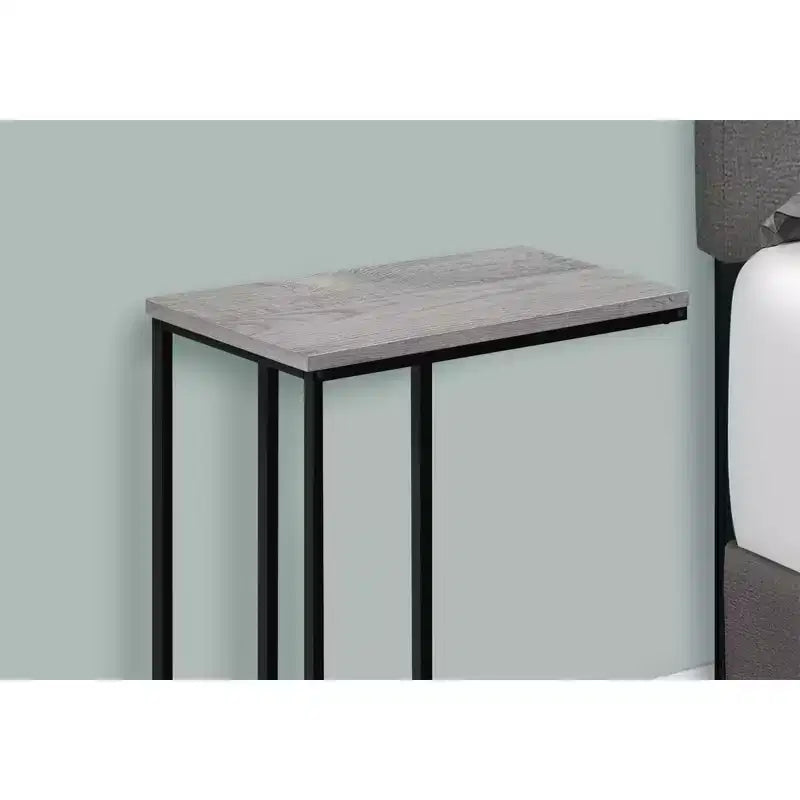 Table d'appoint en C Okak Minimalism avec cadre en métal, tables de plateau modernes, table d'accoudoir de canapé pour salon, chambre à coucher, côté de canapé