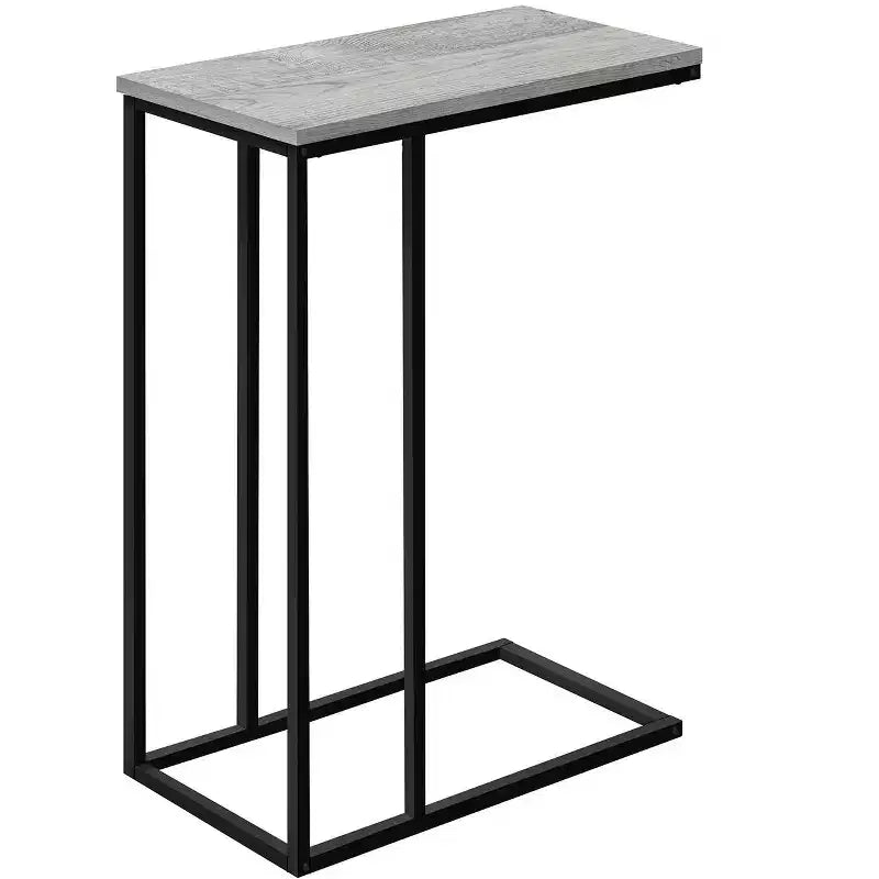 Table d'appoint en C Okak Minimalism avec cadre en métal, tables de plateau modernes, table d'accoudoir de canapé pour salon, chambre à coucher, côté de canapé