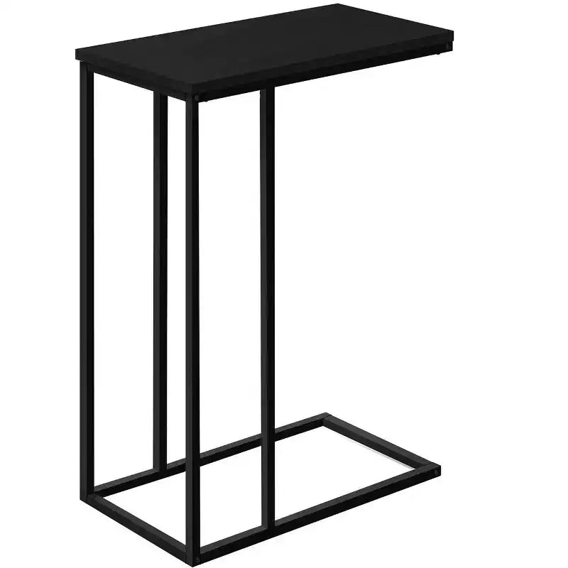 Table d'appoint en C Okak Minimalism avec cadre en métal, tables de plateau modernes, table d'accoudoir de canapé pour salon, chambre à coucher, côté de canapé