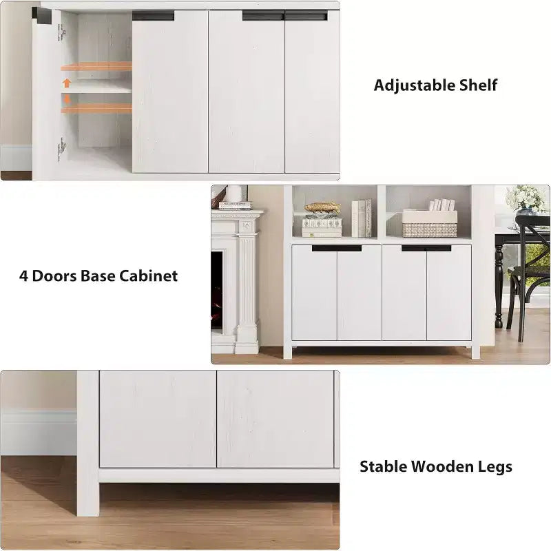 Bibliothèque haute à 6 niveaux de 189 cm avec double rangement, bibliothèque double avec 12 casiers, grandes bibliothèques autoportantes pour bureau à domicile