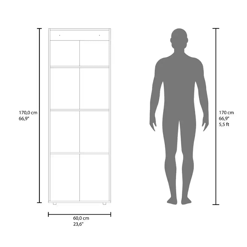 Soham - Système de rangement Duo, Chambre à coucher, Macadamia