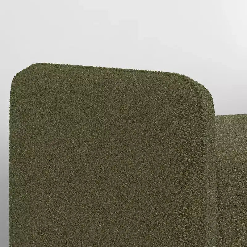 Tabouret de rangement en velours teddy avec espace de rangement, convient aux appartements, salons et chambres.